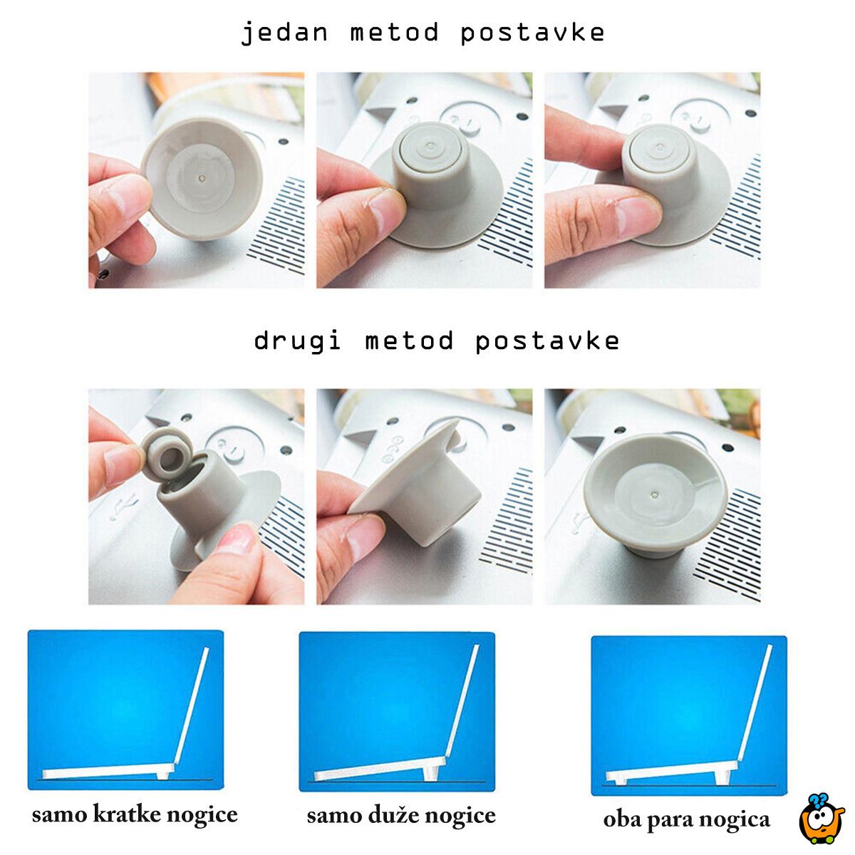 Set od 4 podmetača-odizača za laptop