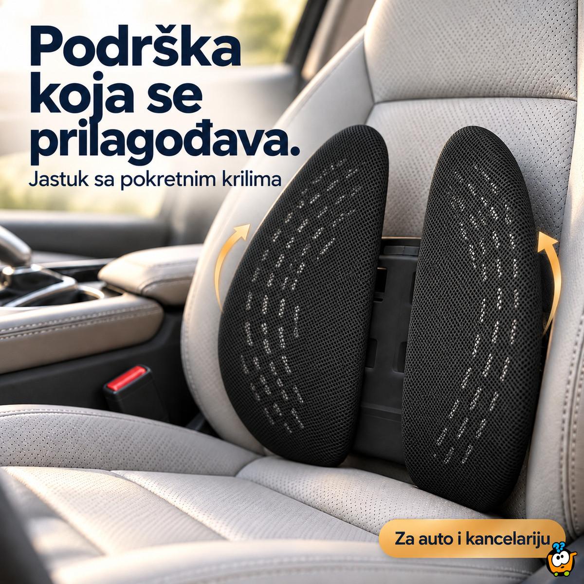 Jastuk sa pokretnim krilima za lumbalnu podršku