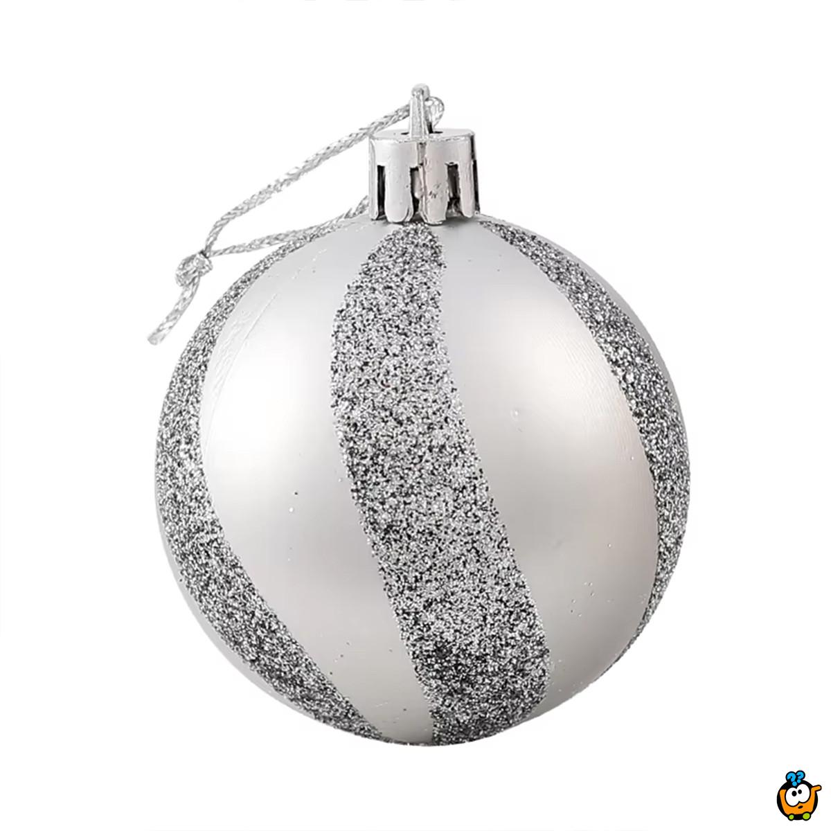 Silver-Blue Shine set - 44 magična ukrasa za jelku u srebrnim i plavim nijansama