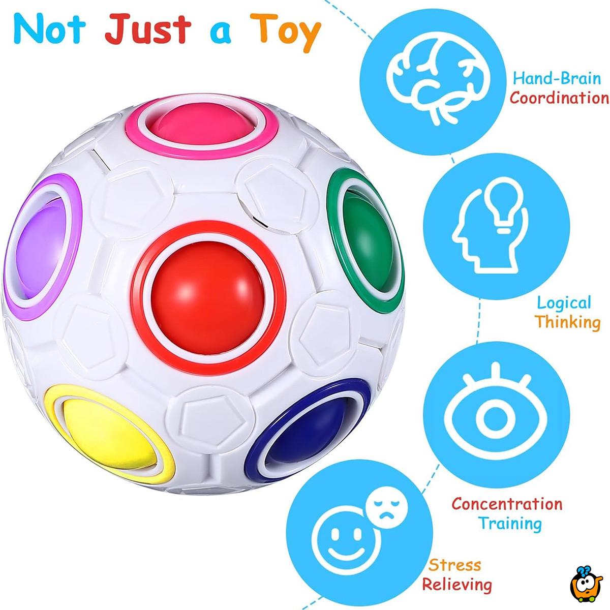 Rainbow Puzzle Ball - Magična lopta slagalica