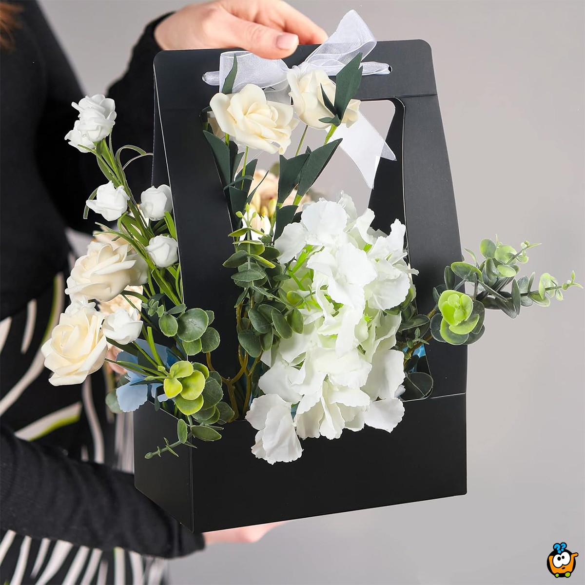 Flower Basket – Papirna korpa za cvetne aranžmane
