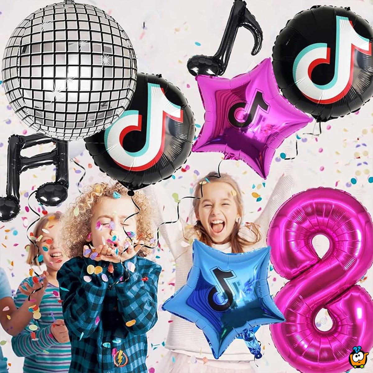 TikTok set od 5 balona za proslave