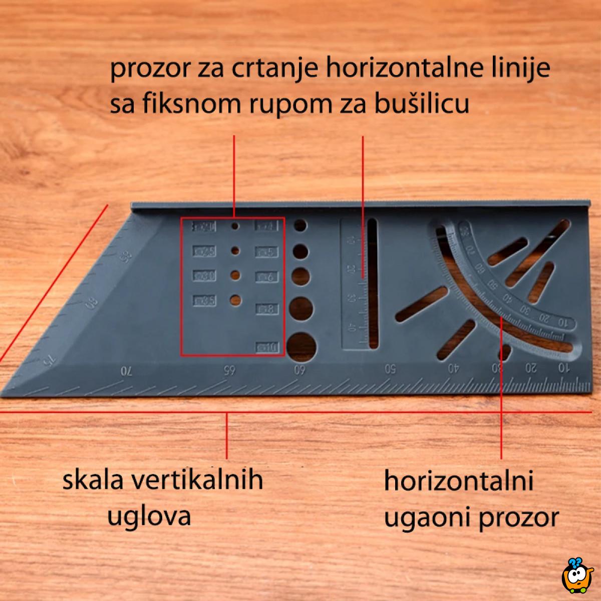 Alat za merenje uglova - 3D ugaoni lenjir