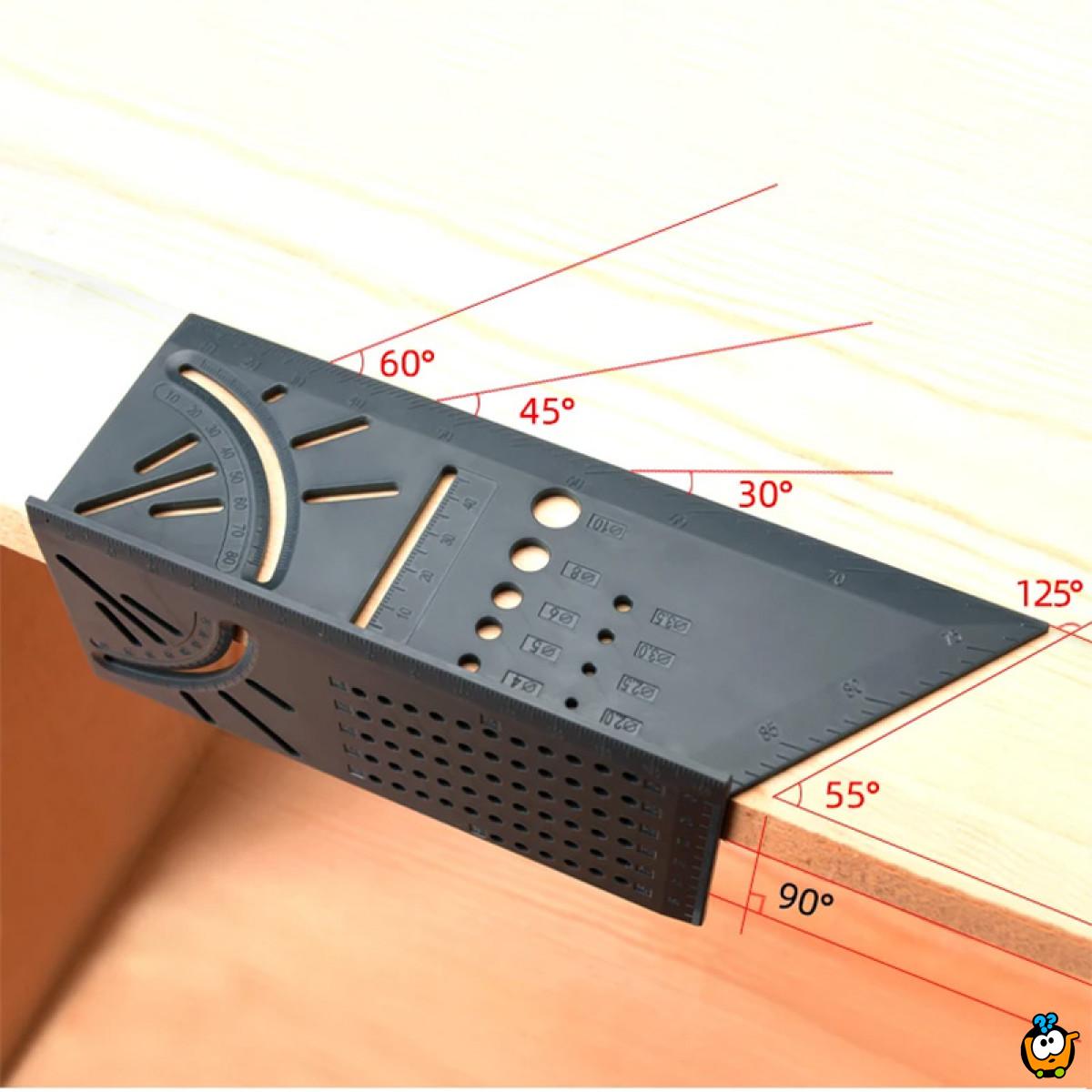 Alat za merenje uglova - 3D ugaoni lenjir