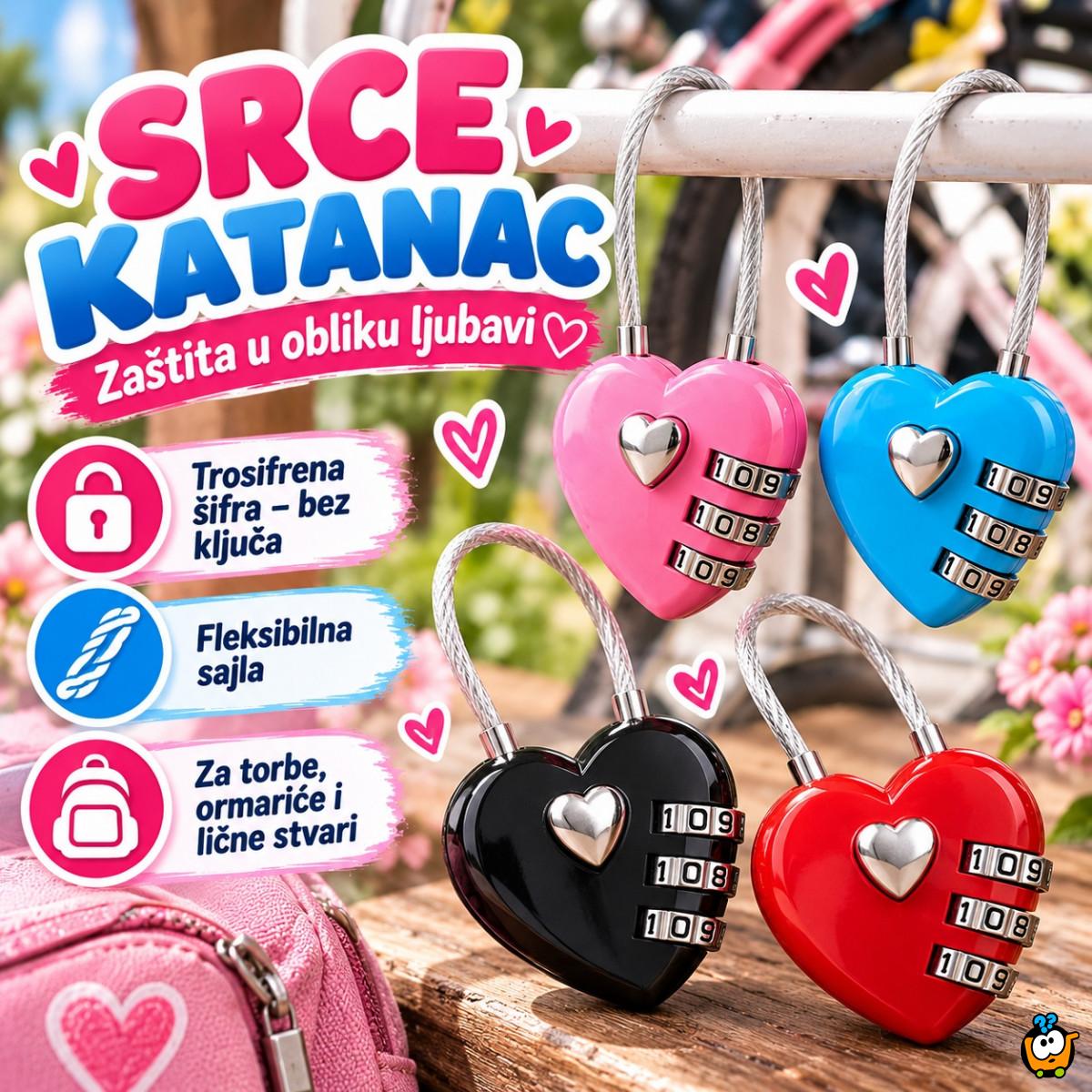 Srce katanac - zaštita u obliku ljubavi