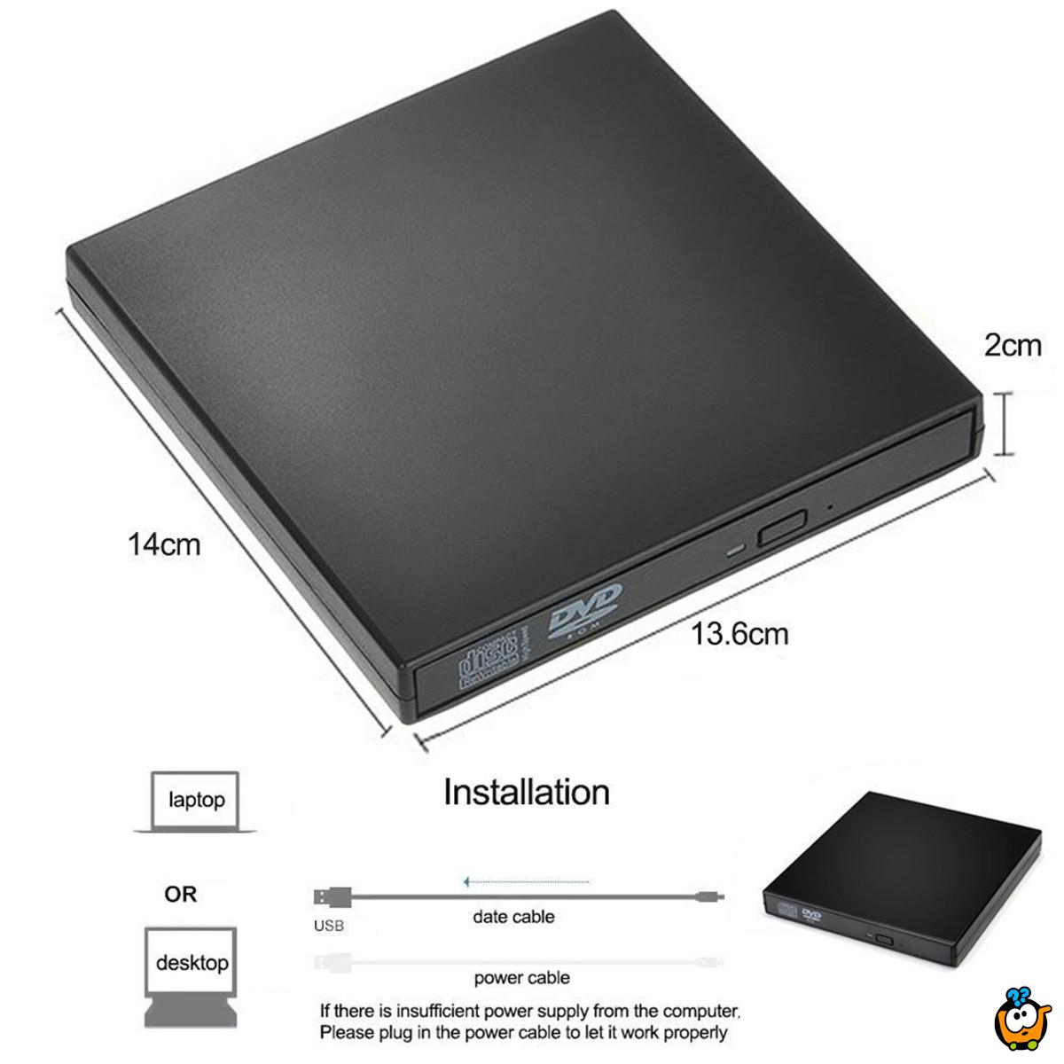 Eksterni CD/DVD čitač i rezač