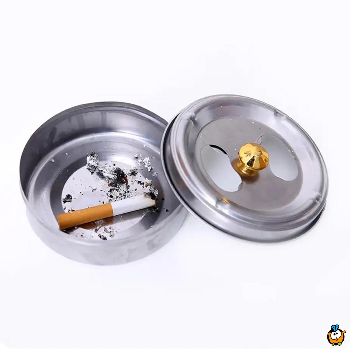 Pepeljara sa skrivenom pregradom - zadržava mirise i pepeo