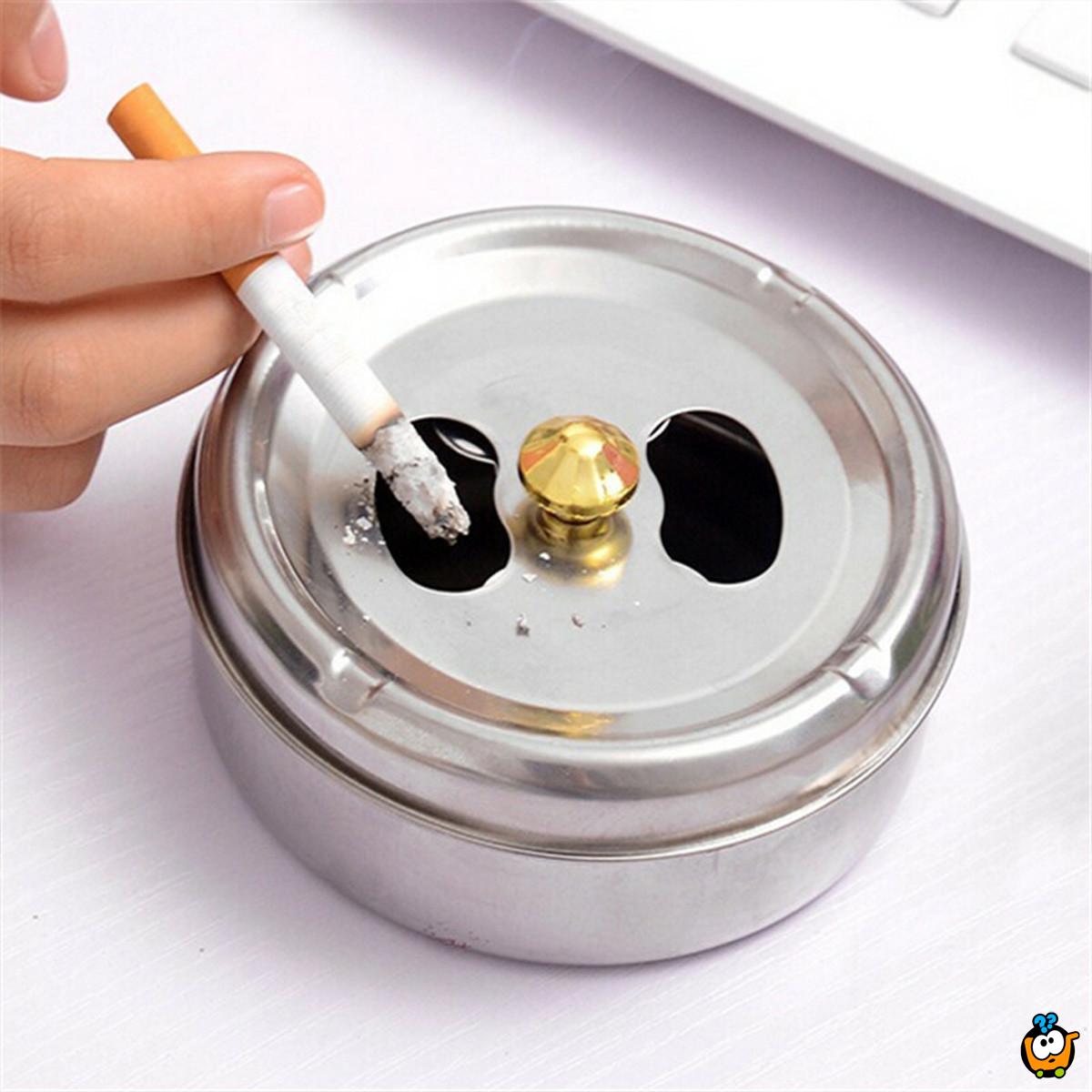 Pepeljara sa skrivenom pregradom - zadržava mirise i pepeo