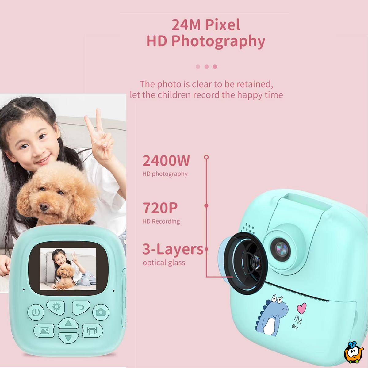 Digital print - Dečiji fotoaparat sa štampanjem za instant sliku