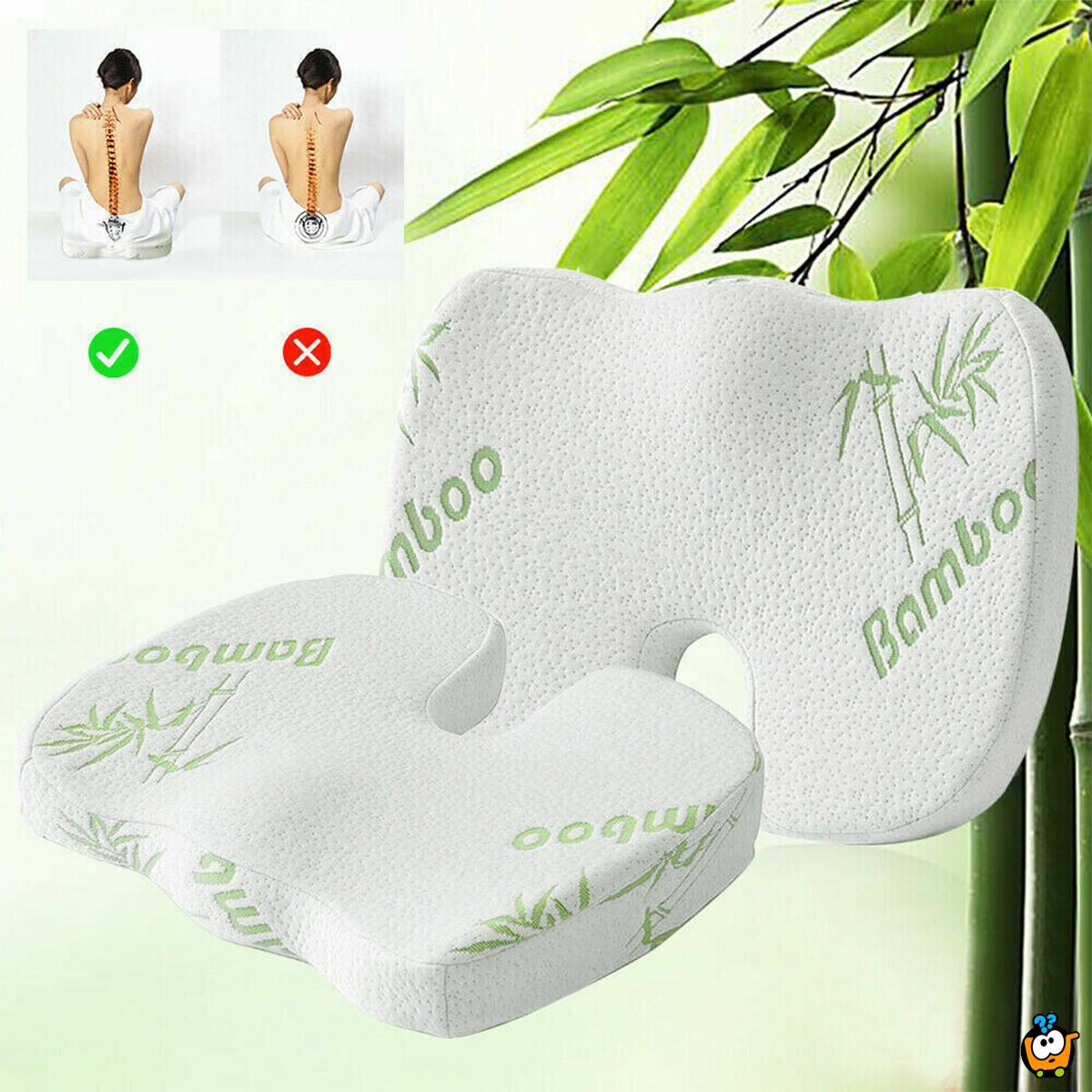 Bamboo Cushion - Ortopedski jastuk za sedenje