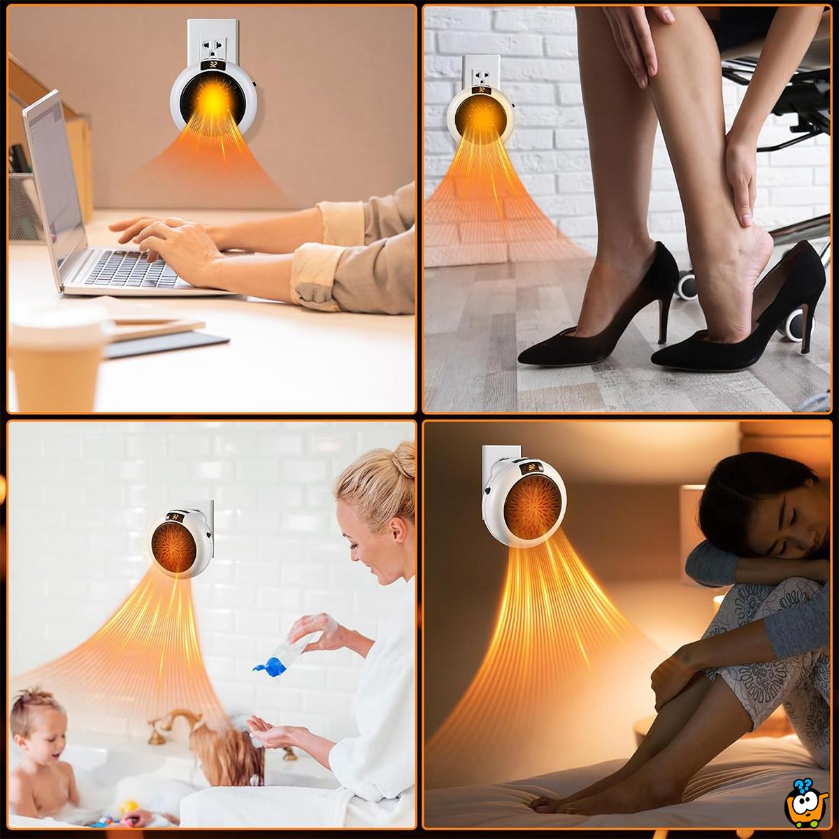 Warm air blower - zidna grejalica na daljinsko upravljanje