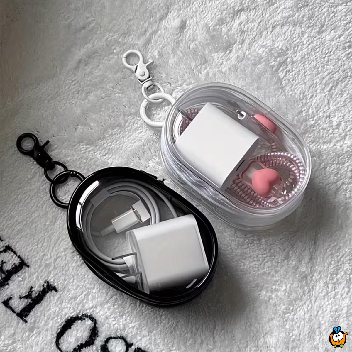 Clip and Go - Transparentni neseser-privezak za sitne stvari