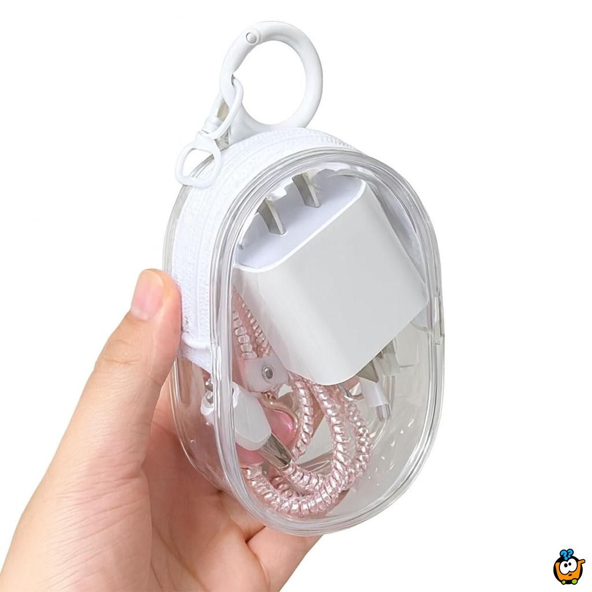 Clip and Go - Transparentni neseser-privezak za sitne stvari