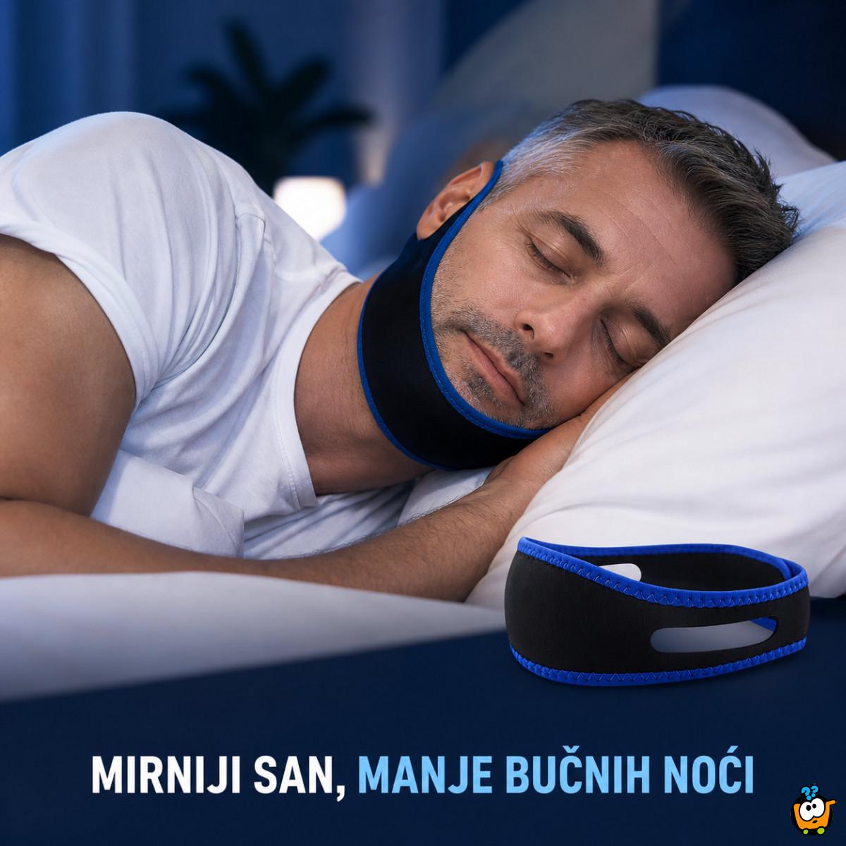 Traka za bradu protiv hrkanja – podrška za mirniji san