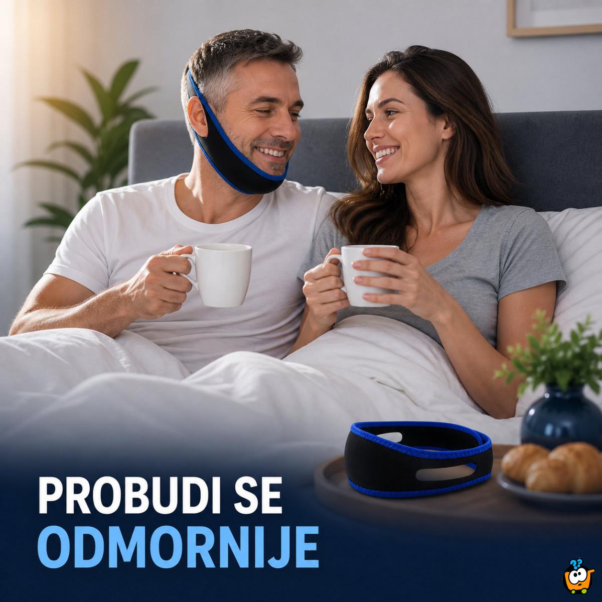 Traka za bradu protiv hrkanja – podrška za mirniji san
