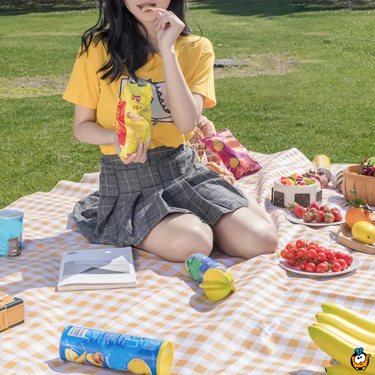 Vodootporna prostirka za piknik - sklopiva u torbucu