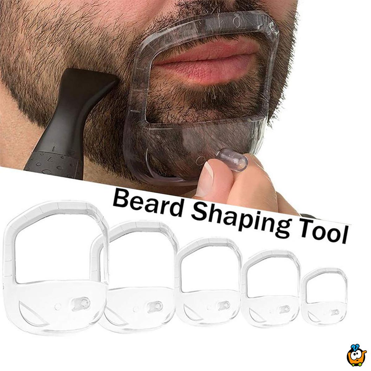 Beard Shaper - šablon za oblikovanje brkova i brade