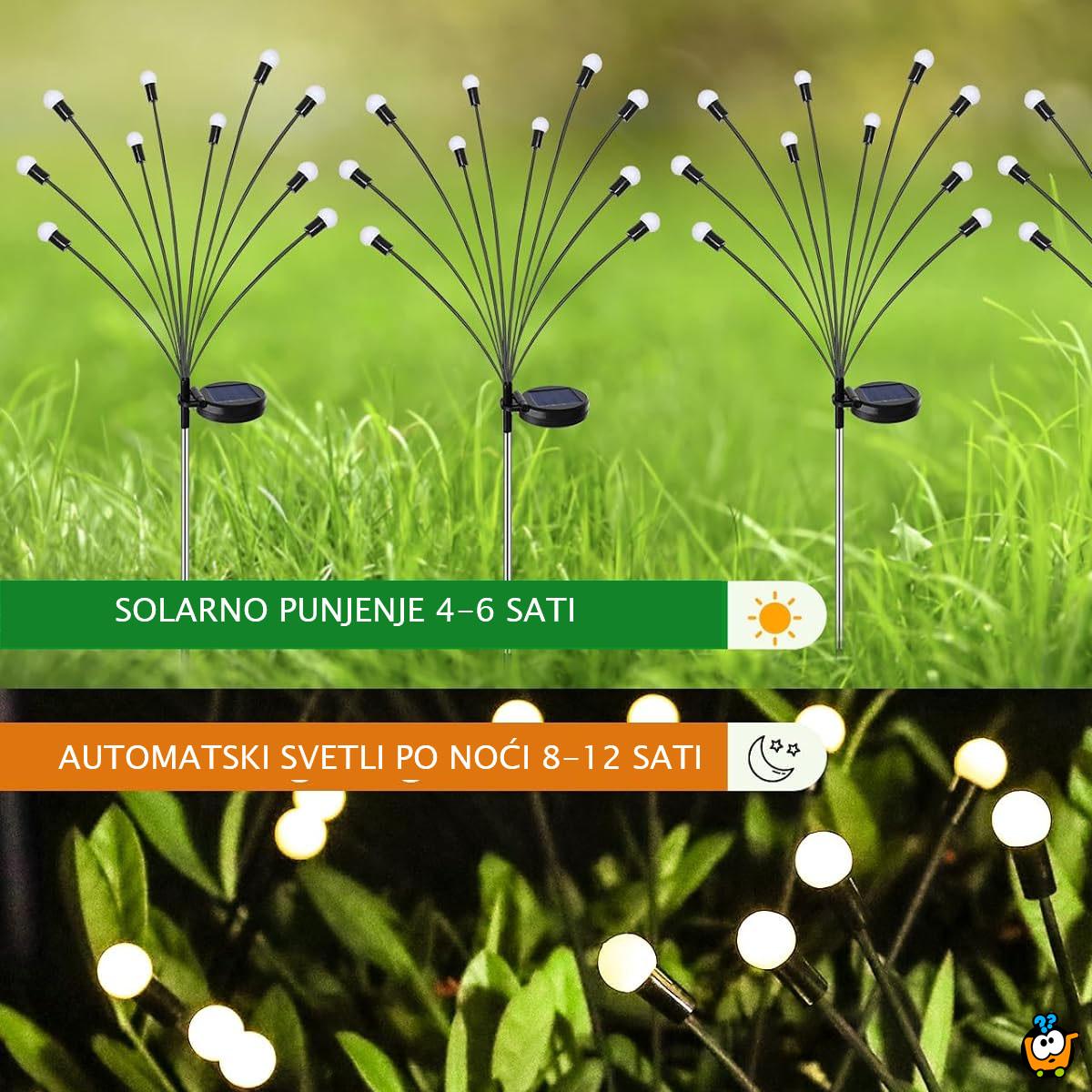 Buket dvorišnih LED solarnih lampica