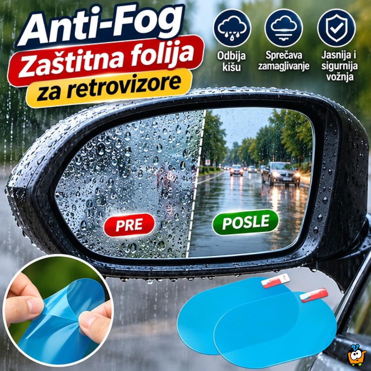 Anti Fog - Zaštitna folija za staklo retrovizora