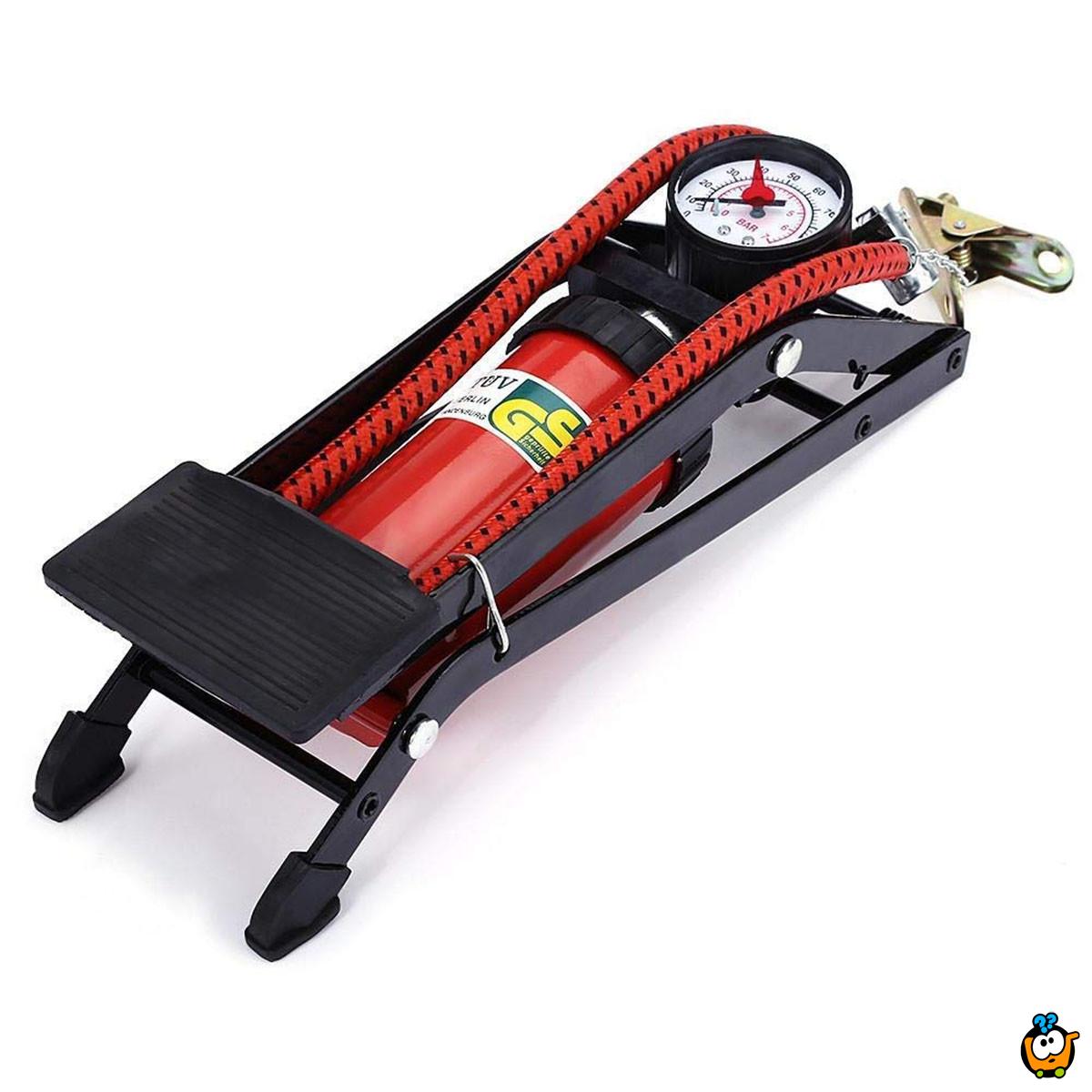 Foot Pump - Nožna pumpa za auto, motocikl i bicikl 