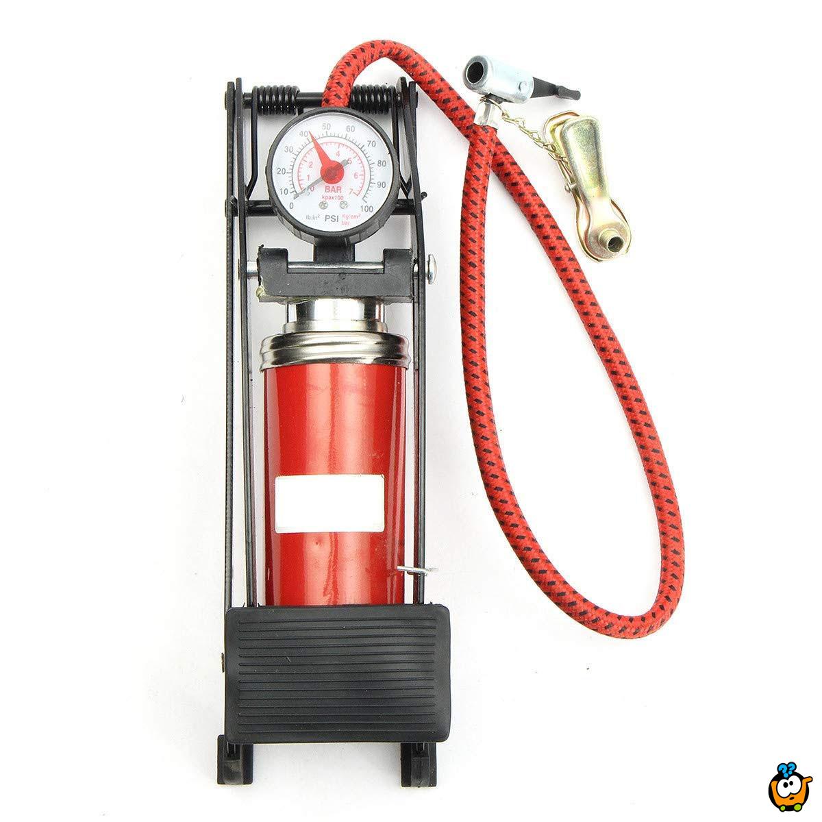Foot Pump - Nožna pumpa za auto, motocikl i bicikl 