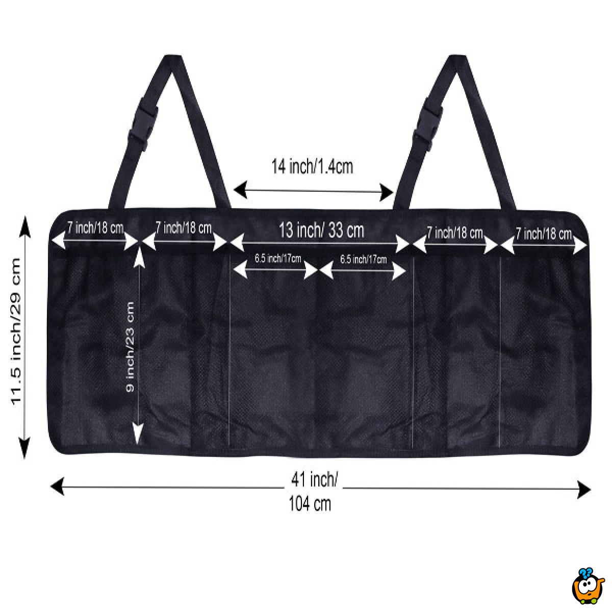 Trunk organizer - 5u1 sklopivi organizer za automobile