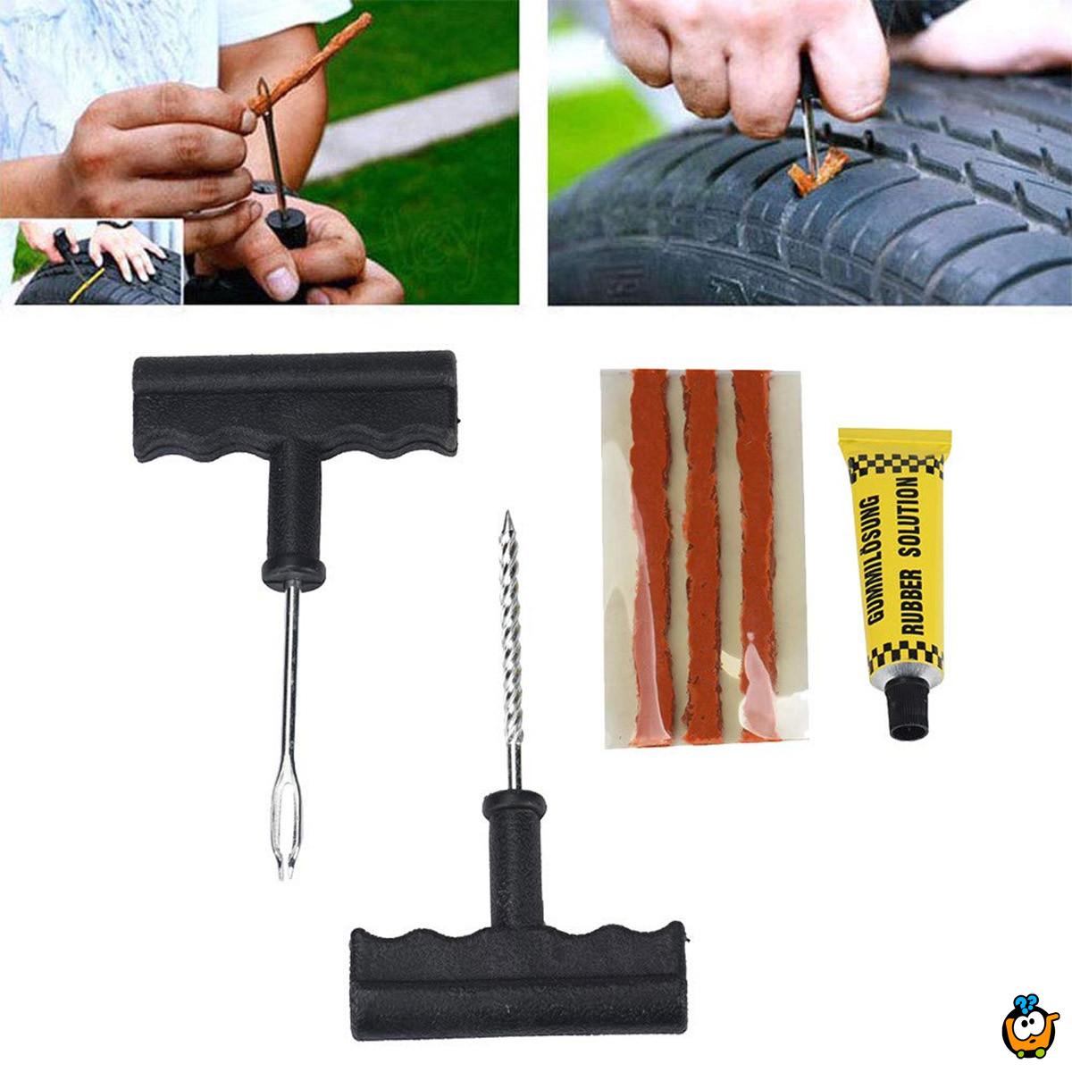 Car tyre repair - Set za krpljenje guma