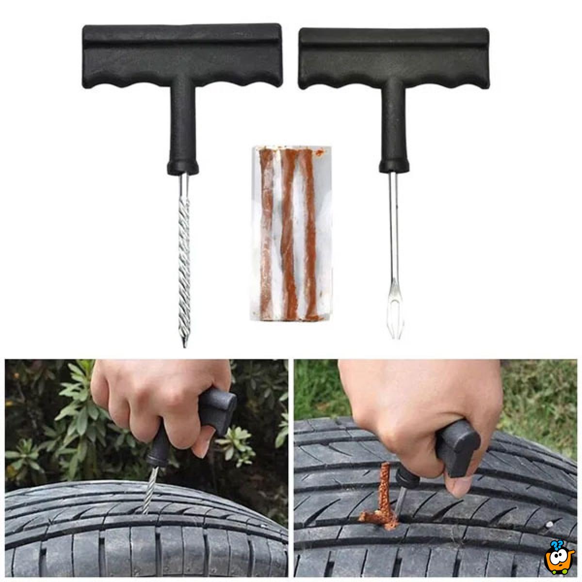 Car tyre repair - Set za krpljenje guma