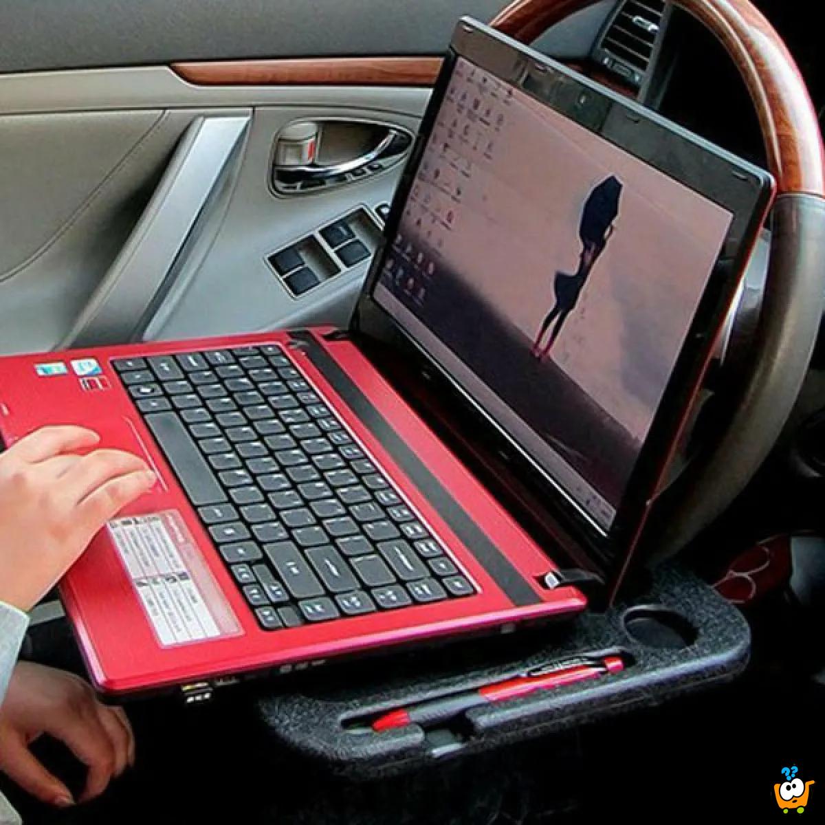 Višenamenski stočić za upravljač automobila