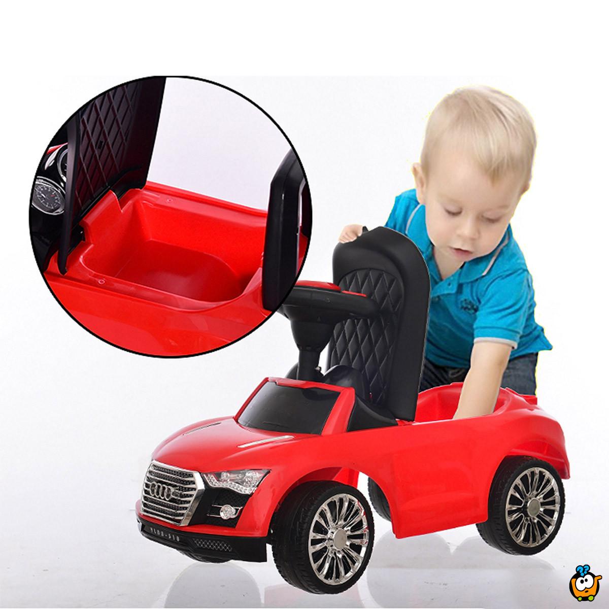 Autić-Guralica za bebe u crvenoj boji