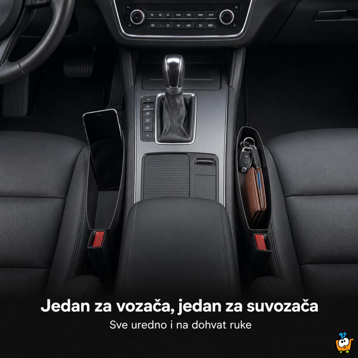 Set 2 auto organizera za telefon, ključeve i sitnice