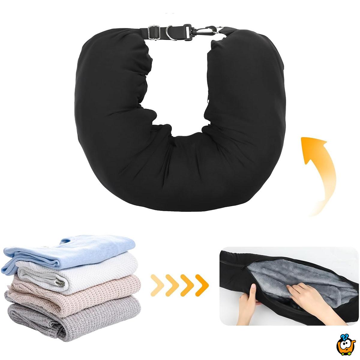 Pack and nap - jastuk za put sa skivenim otvorom za odeću