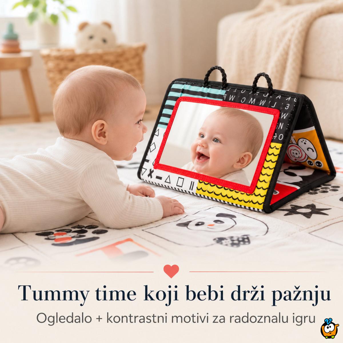 Baby Vision 4u1 razvojna prostirka sa ogledalom za bebe - Tummy Time