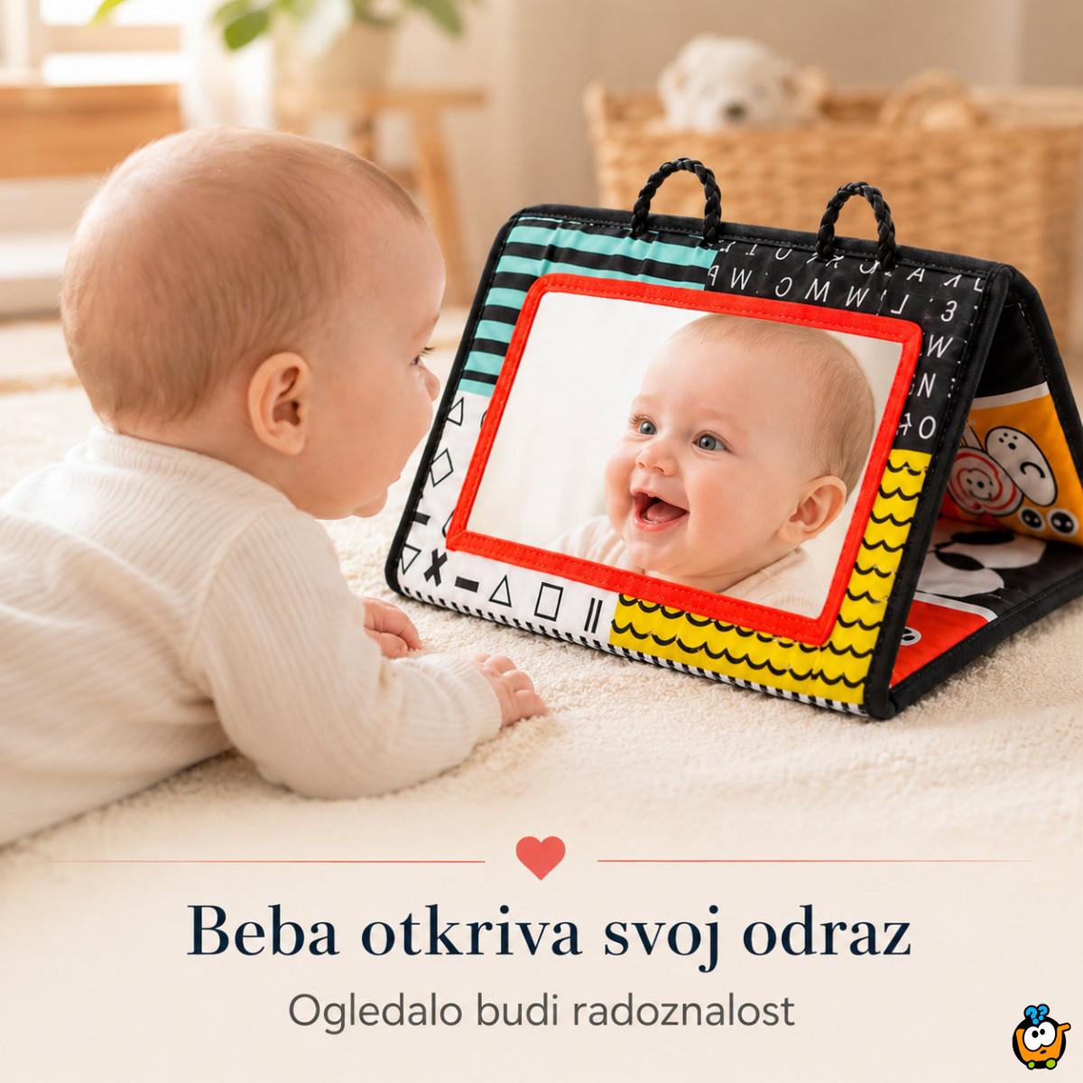 Baby Vision 4u1 razvojna prostirka sa ogledalom za bebe - Tummy Time