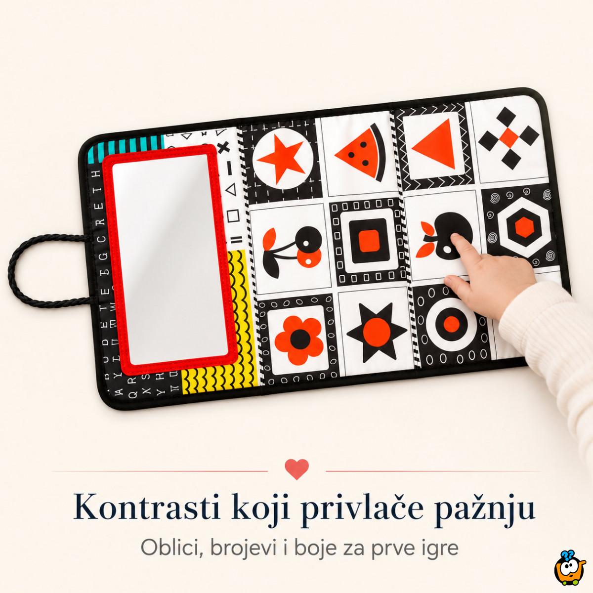 Baby Vision 4u1 razvojna prostirka sa ogledalom za bebe - Tummy Time