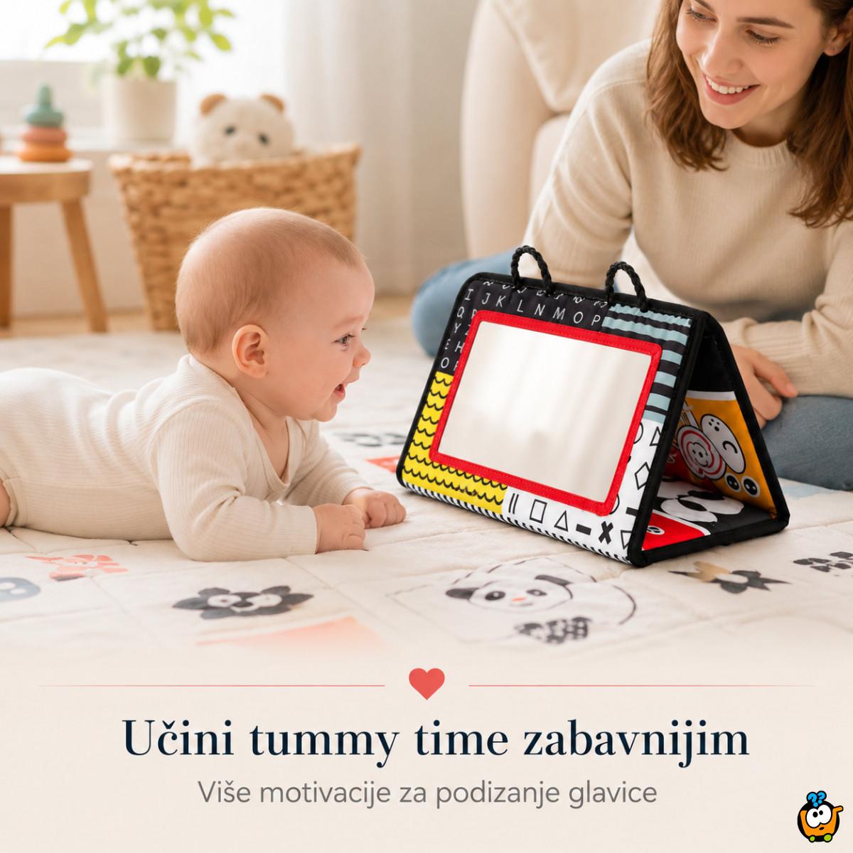 Baby Vision 4u1 razvojna prostirka sa ogledalom za bebe - Tummy Time