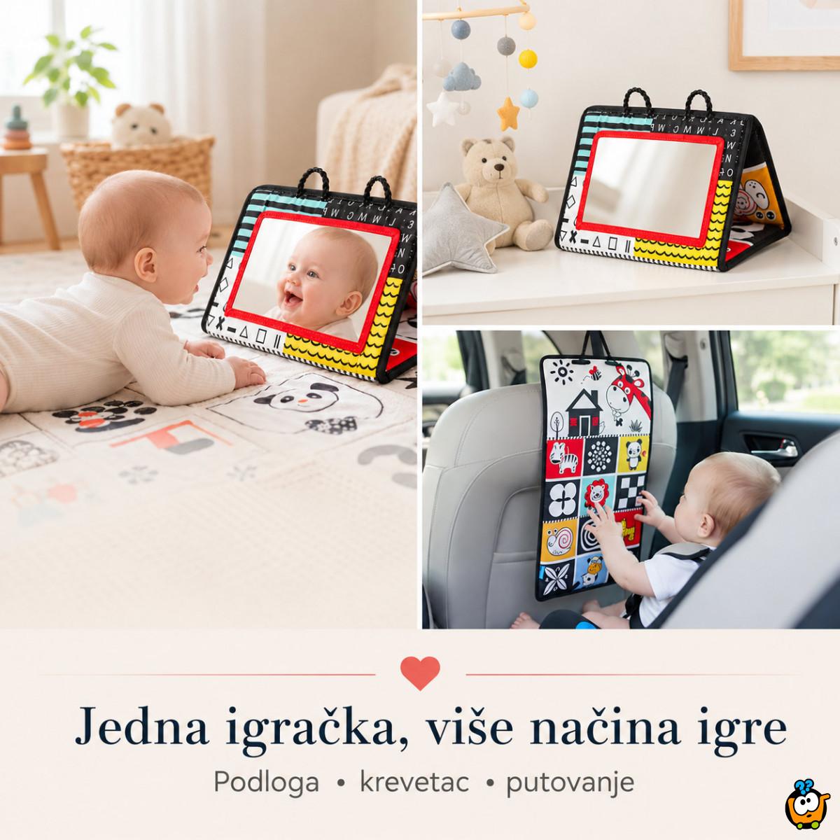 Baby Vision 4u1 razvojna prostirka sa ogledalom za bebe - Tummy Time