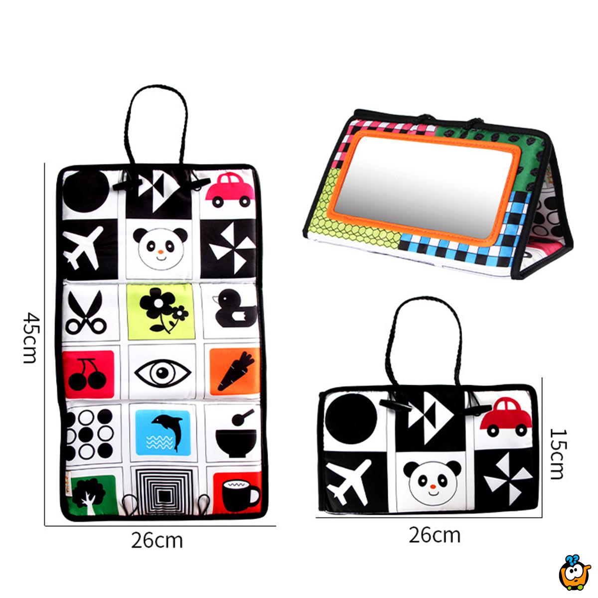 Tummy Time Baby Vision - 4u1 razvojna prostirka sa ogledalom za bebe