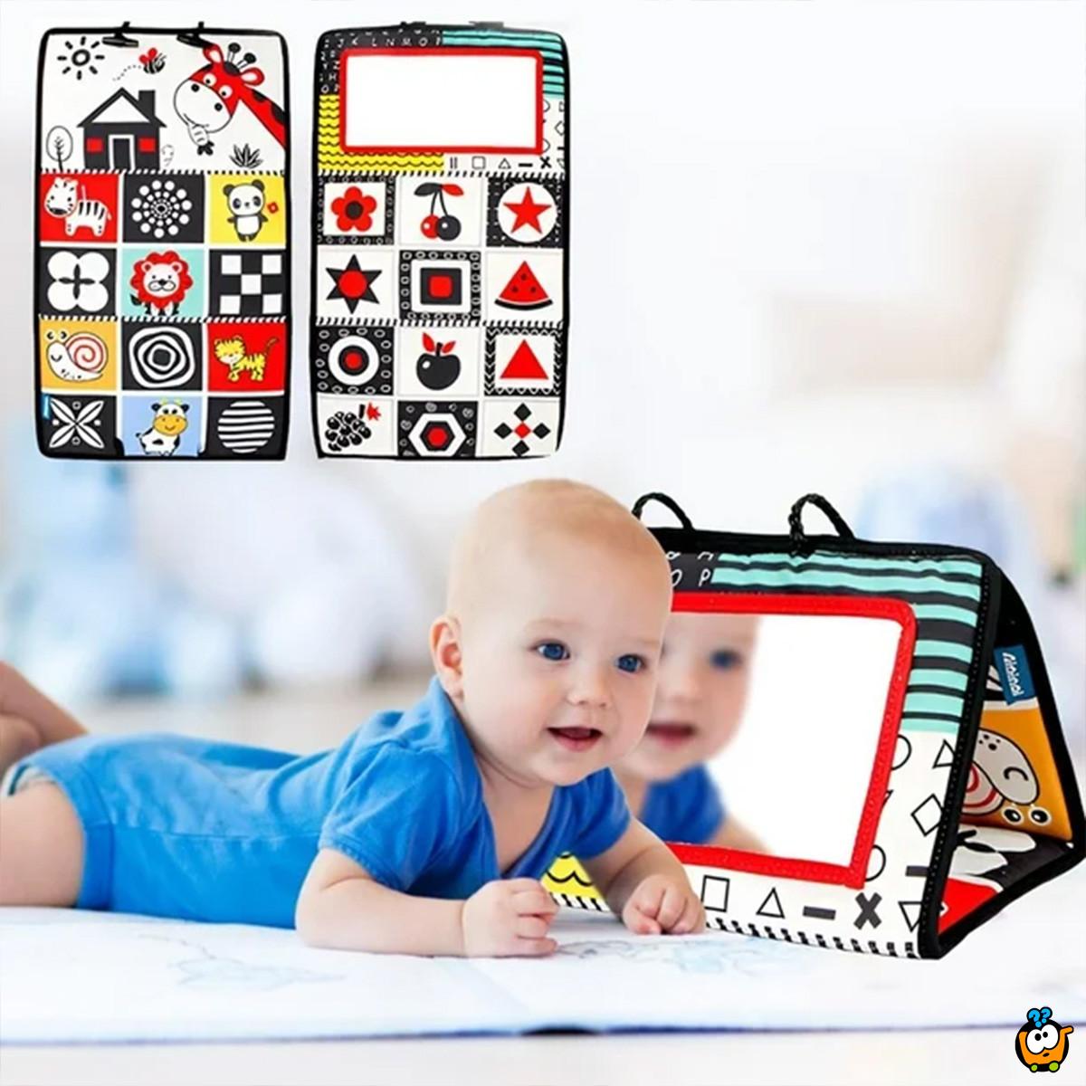 Tummy Time Baby Vision - 4u1 razvojna prostirka sa ogledalom za bebe