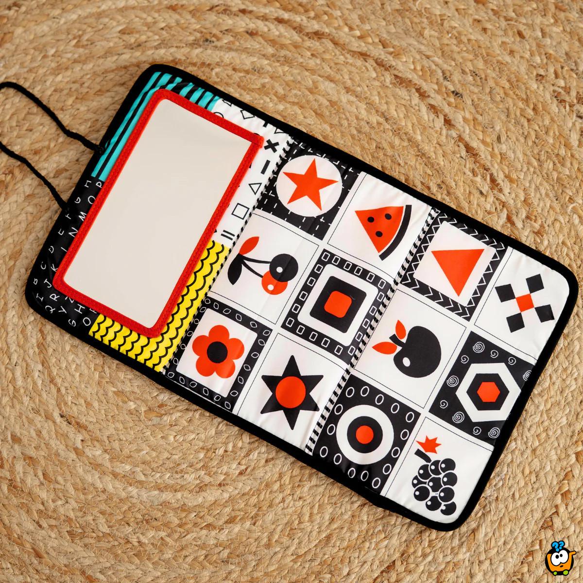 Tummy Time Baby Vision - 4u1 razvojna prostirka sa ogledalom za bebe