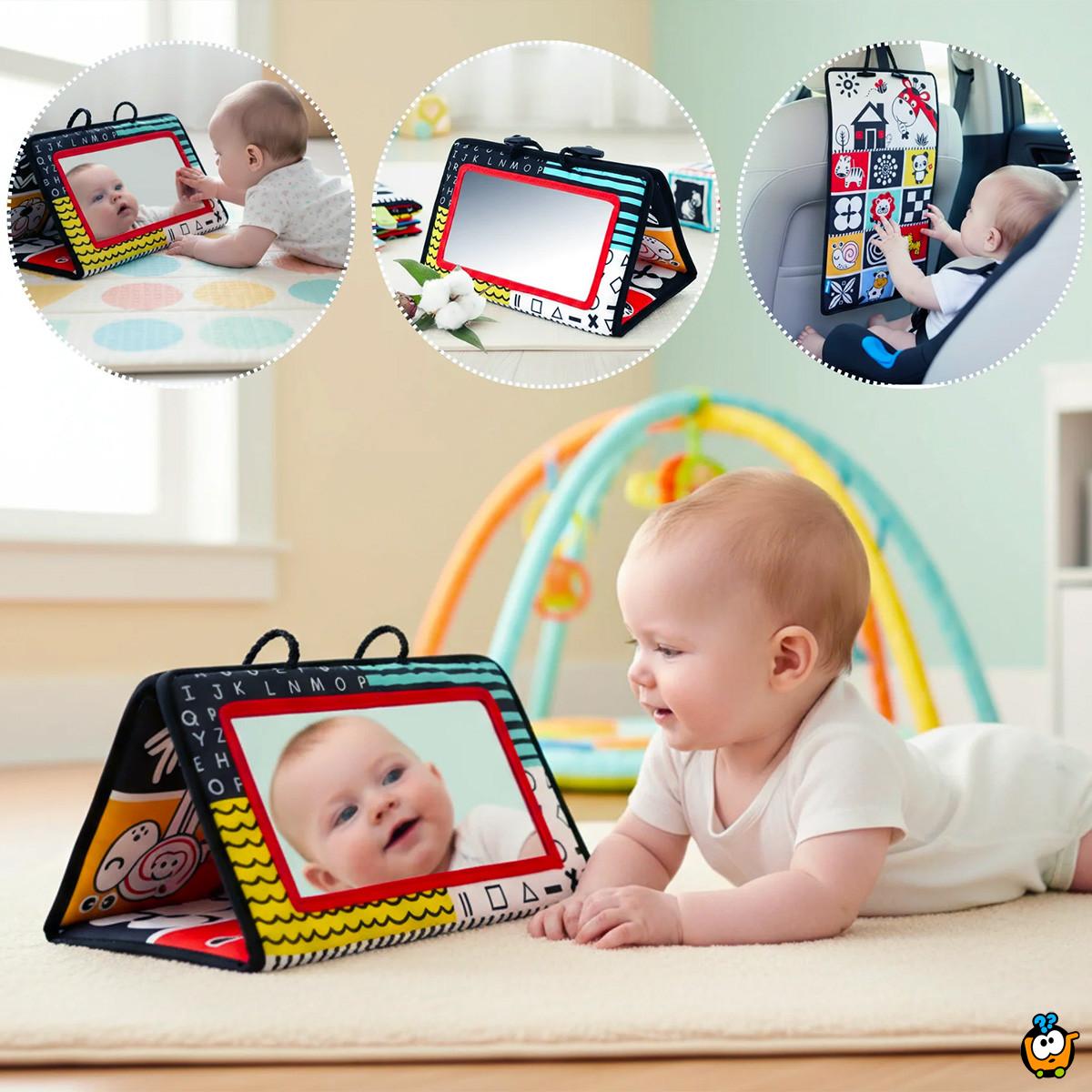Tummy Time Baby Vision - 4u1 razvojna prostirka sa ogledalom za bebe
