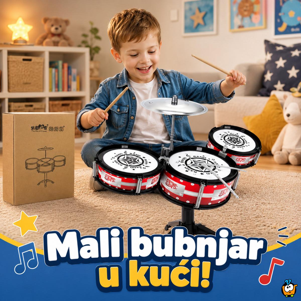 Set bubnjeva za decu – Drum Party muzička igračka za male muzičare