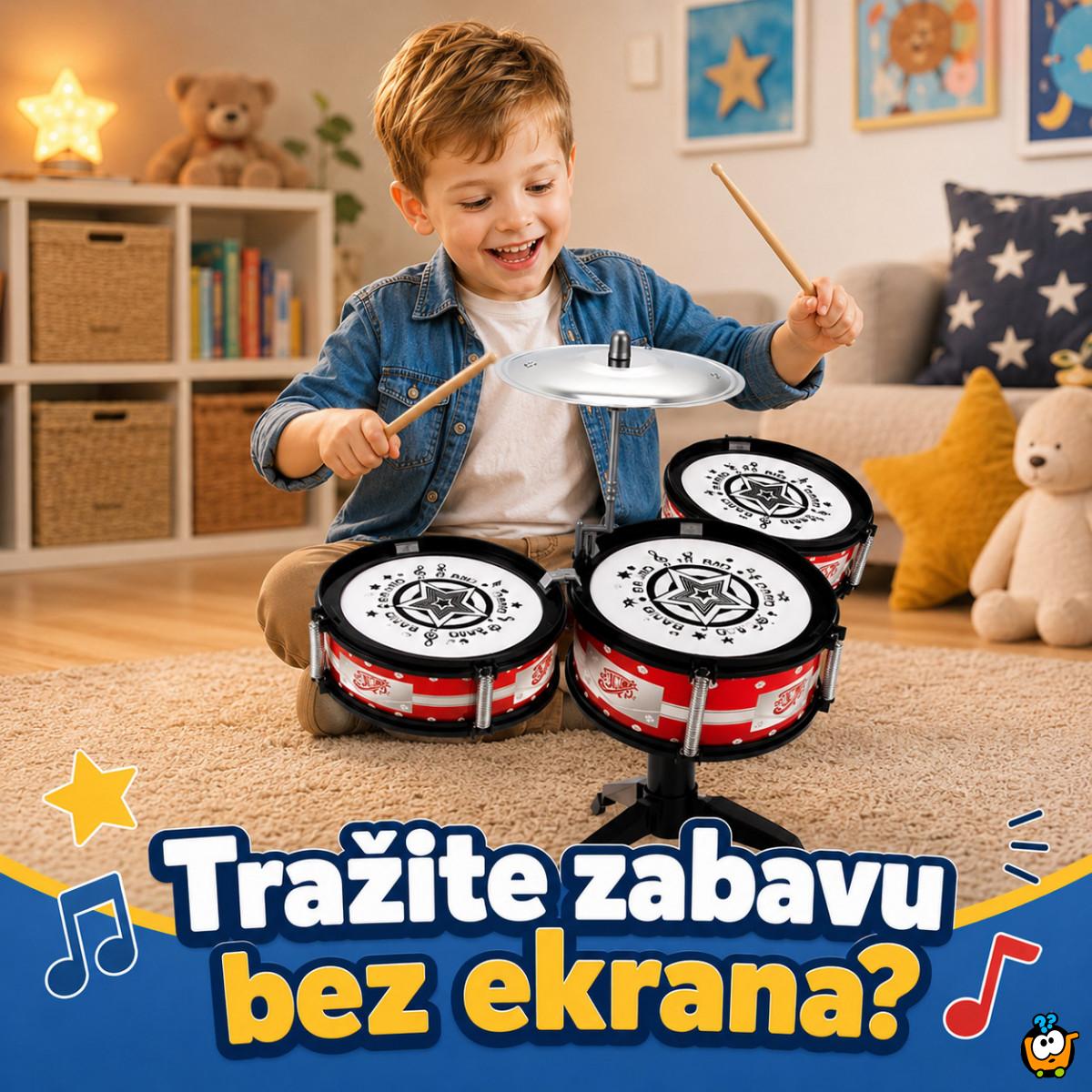 Set bubnjeva za decu – Drum Party muzička igračka za male muzičare