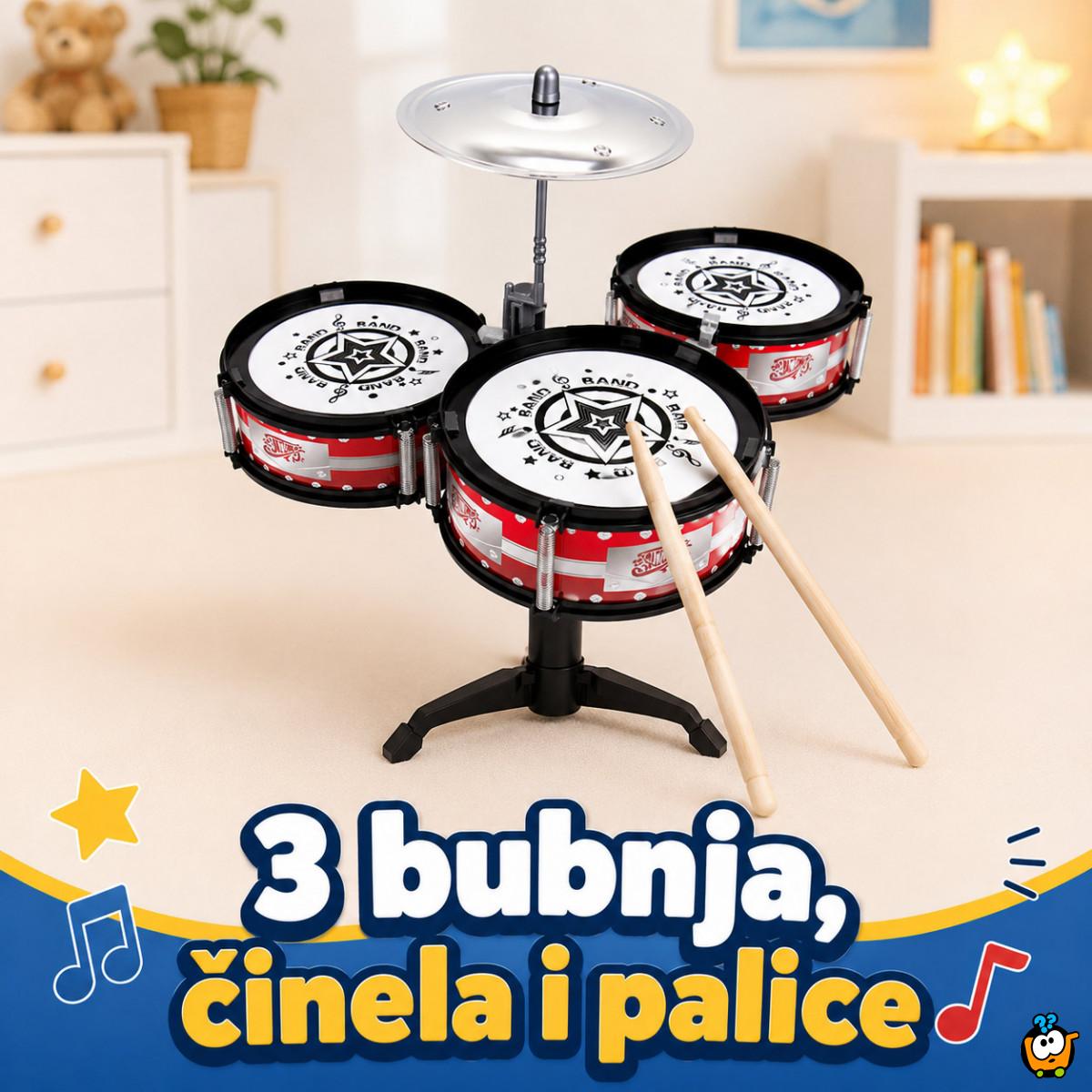Set bubnjeva za decu – Drum Party muzička igračka za male muzičare