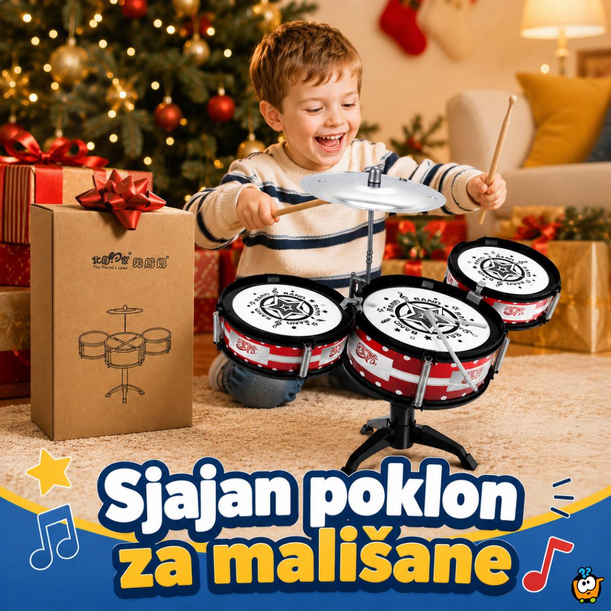 Set bubnjeva za decu – Drum Party muzička igračka za male muzičare