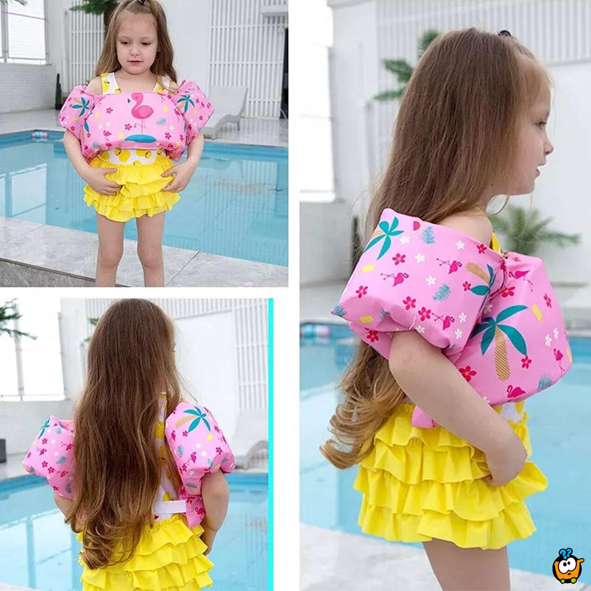 Kids swim - Prsluk sa mišićima za održavanje na vodi 