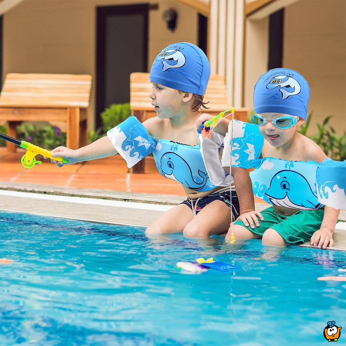 Kids swim - Prsluk sa mišićima za održavanje na vodi 