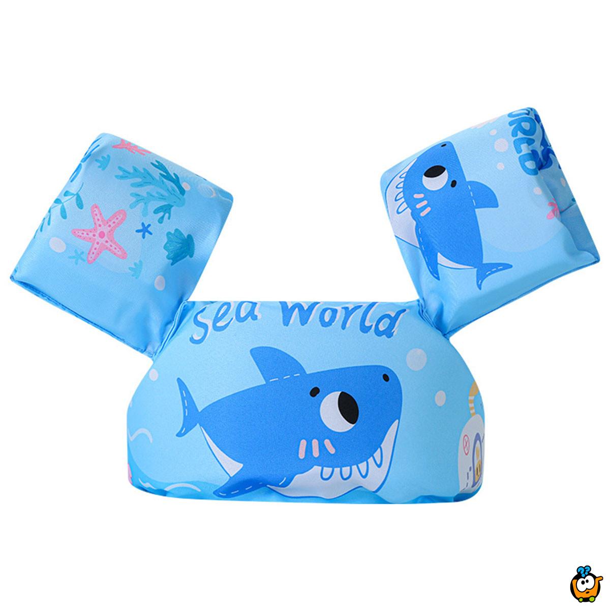 Kids swim - Prsluk sa mišićima za održavanje na vodi 