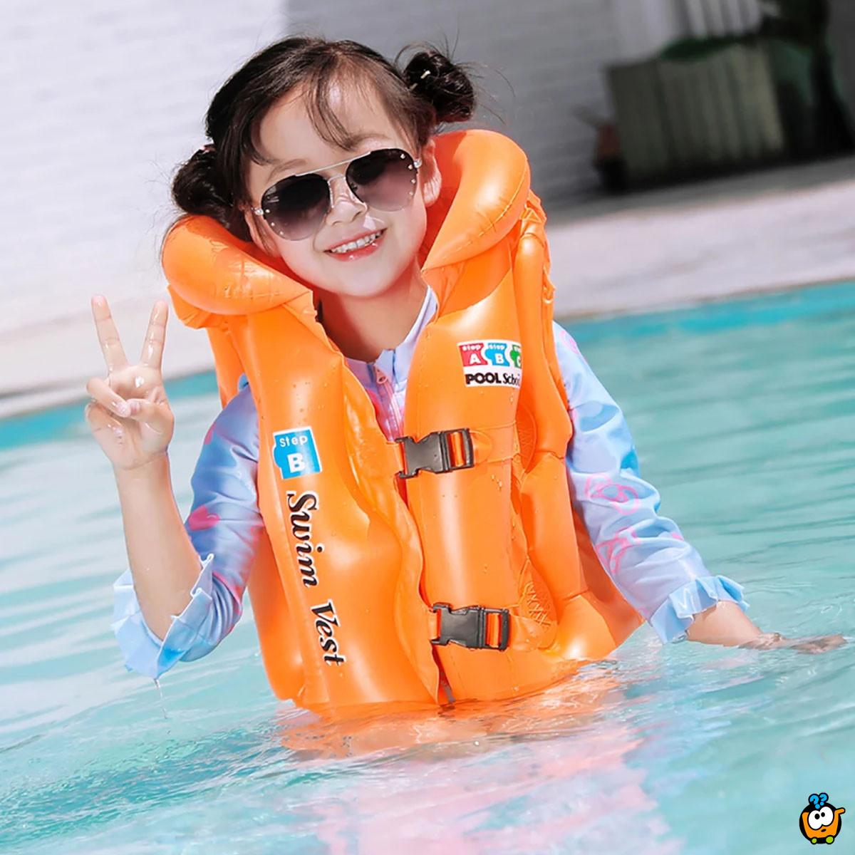 Swim Vest - dečiji prsluk na naduvavanje u M veličini