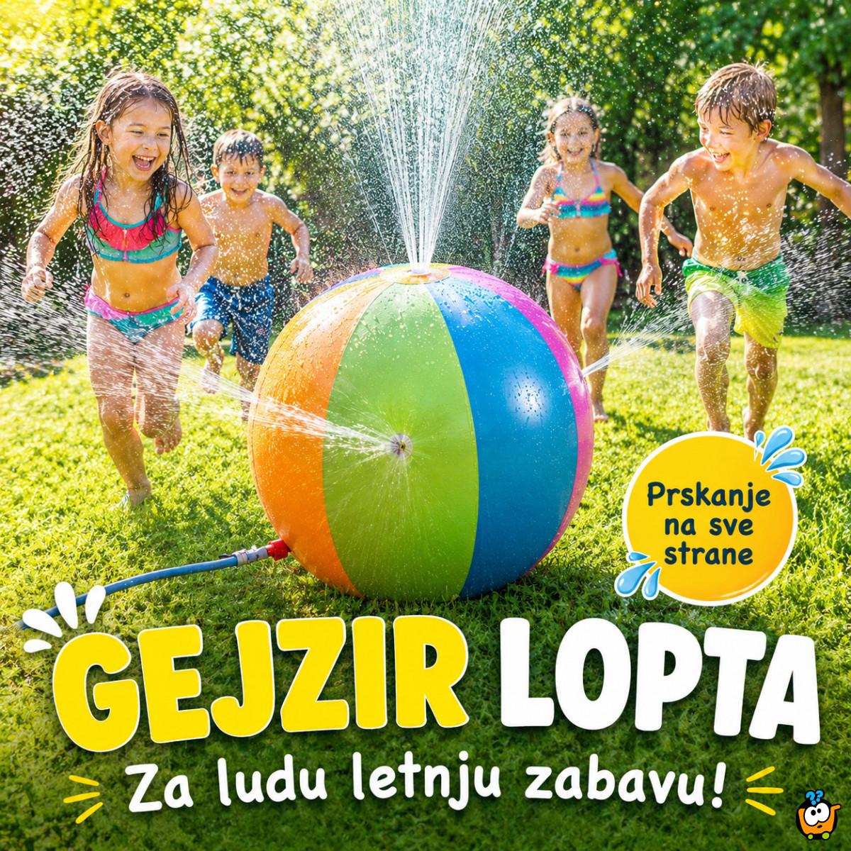 Gejzir lopta 75 cm – letnja vodena zabava za decu